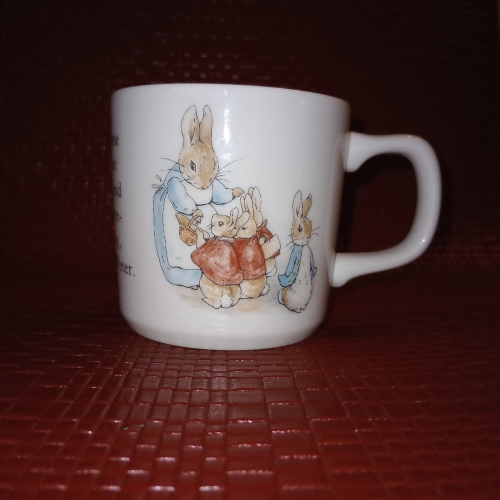 Peter Rabbit Wedgwood collector mug.